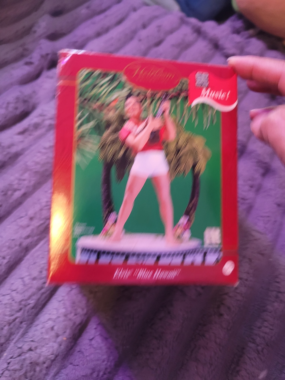 Vintage collectible Carlton Cards Elvis Presley Musical Christmas ornament
